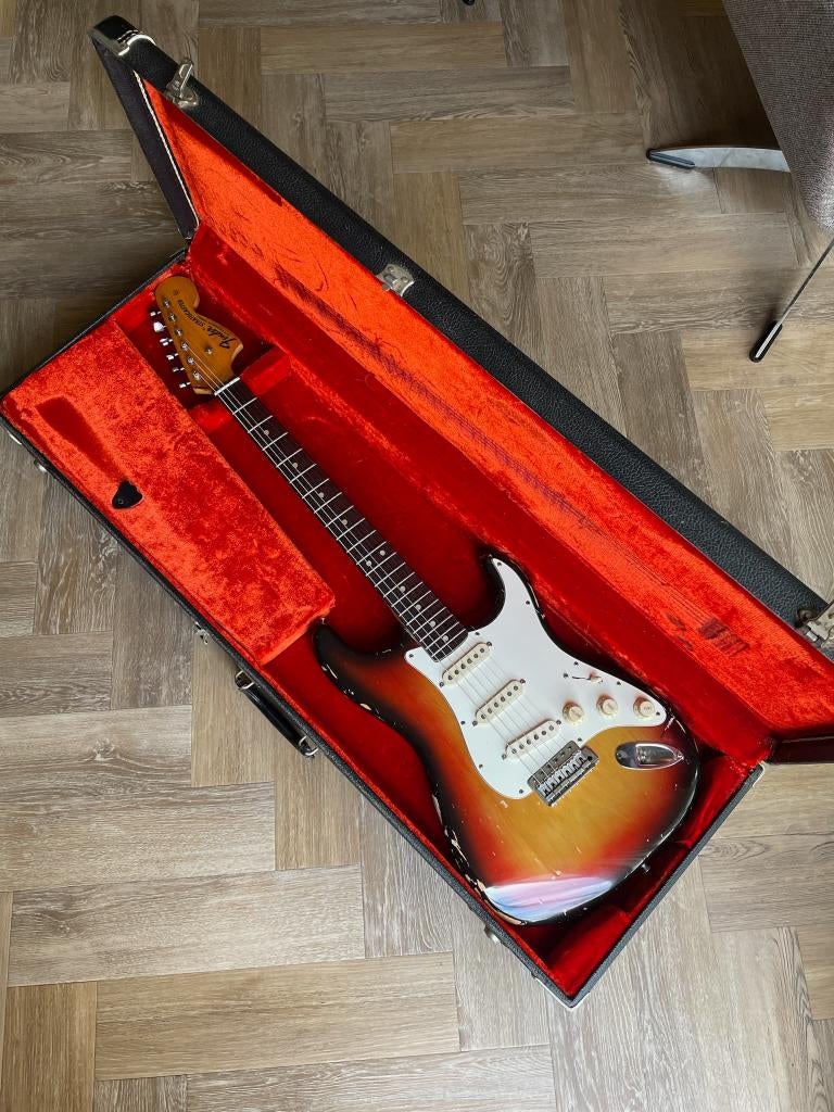 Fender Stratocaster 1970/1971, Ophalen of Verzenden, Gebruikt, Solid body, Fender