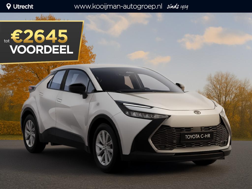 Toyota C-HR 1.8 Hybrid 140 Active €33.850,- RIJKLAAR! Nu, Stof, Euro 6, 4 cilinders, Bedrijf
