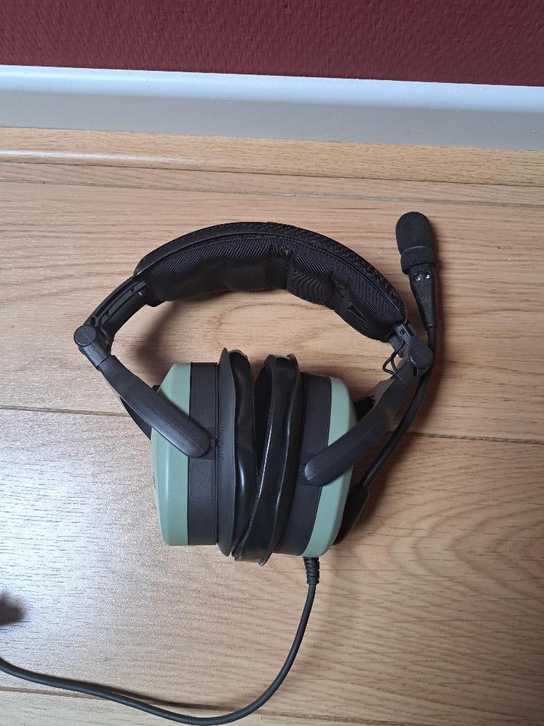 David Clark X11 Piloten Headset (ENC) - Lichte opknapper!, Ophalen of Verzenden, Gebruikt, Over oor (circumaural), Overige merken