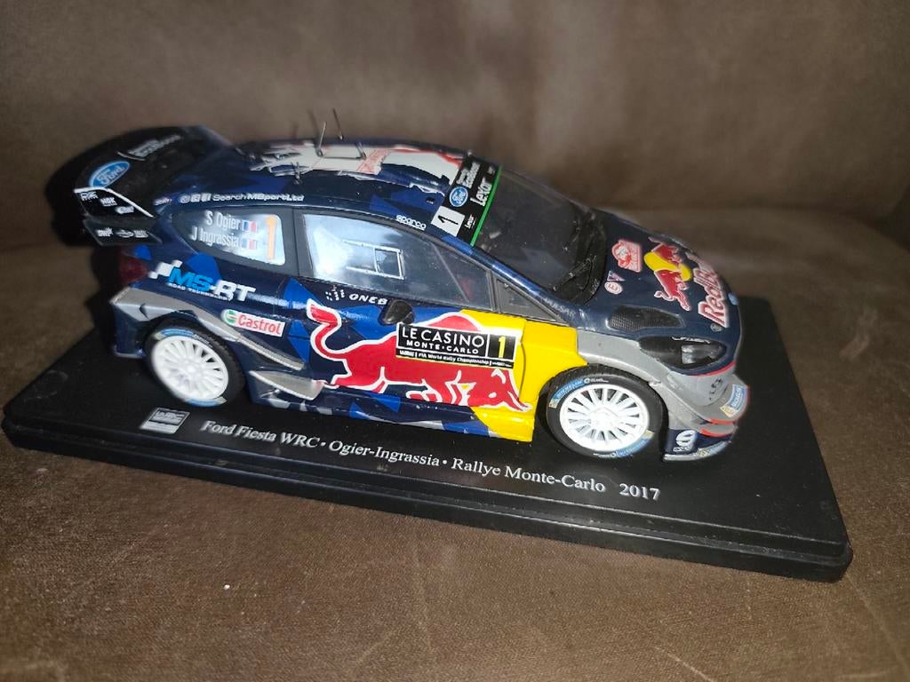 Ford Fiesta WRC 2018 S. Ogier J. Ingrassia 1:24, Hobby en Vrije tijd, Modelbouw | Auto's en Voertuigen, Ophalen of Verzenden, Zo goed als nieuw