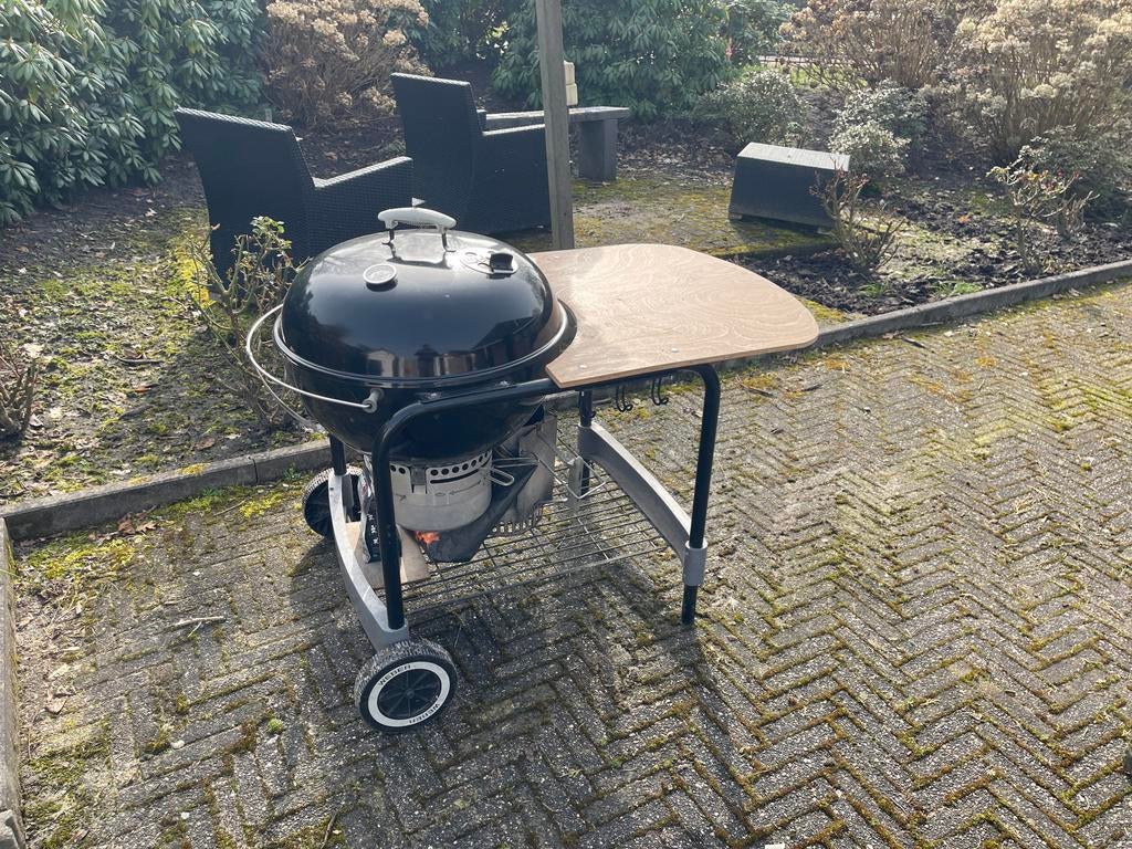 Weber Performer One Touch Platinum Houtskool BBQ, Ophalen, Gebruikt, Met accessoires