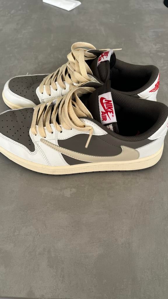Travis Scott x Air Jordan 1 Low OG SP 'Reverse Mocha', Kleding | Heren, Schoenen, Ophalen, Zo goed als nieuw, Bruin, Sneakers of Gympen