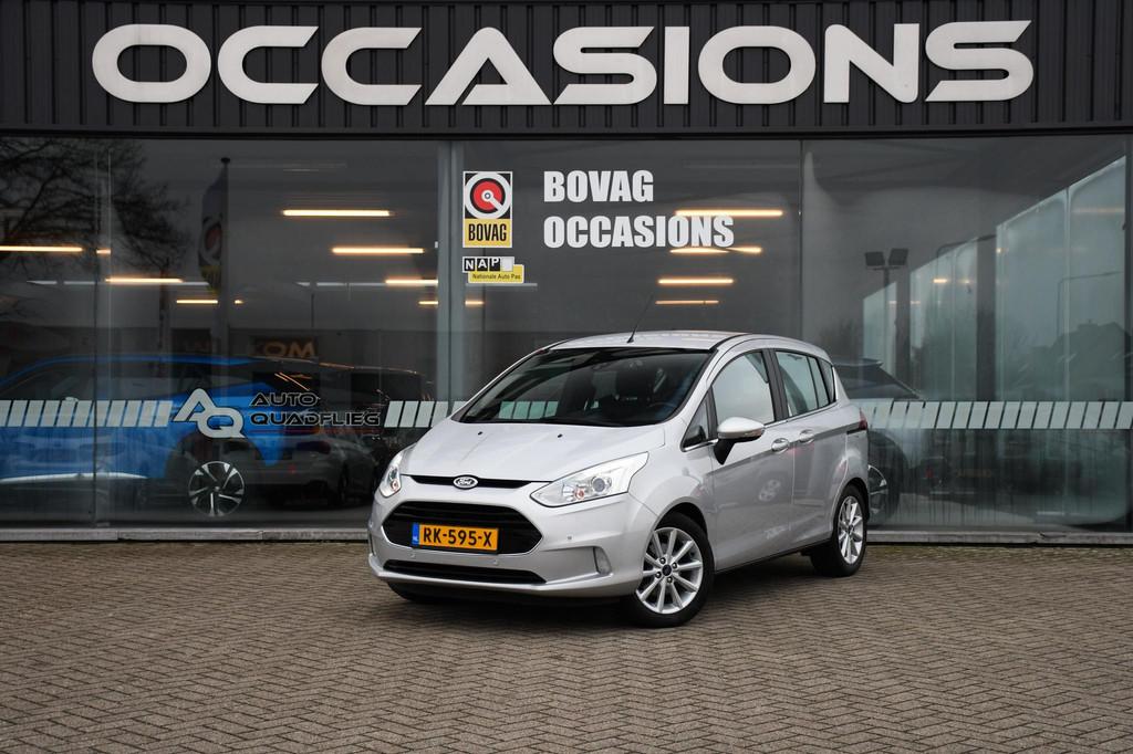Ford B-Max 1.0 EcoBoost Titanium 33000 NAP/ NAVIGATIE/ LED, Auto's, Ford, Voorwielaandrijving, Gebruikt, 750 kg, Origineel Nederlands