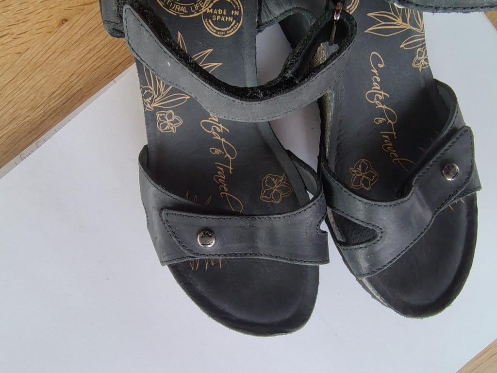 Panama Jack dames sandalen maat 38, Zwart, Zo goed als nieuw, Panama Jack, Sandalen of Muiltjes