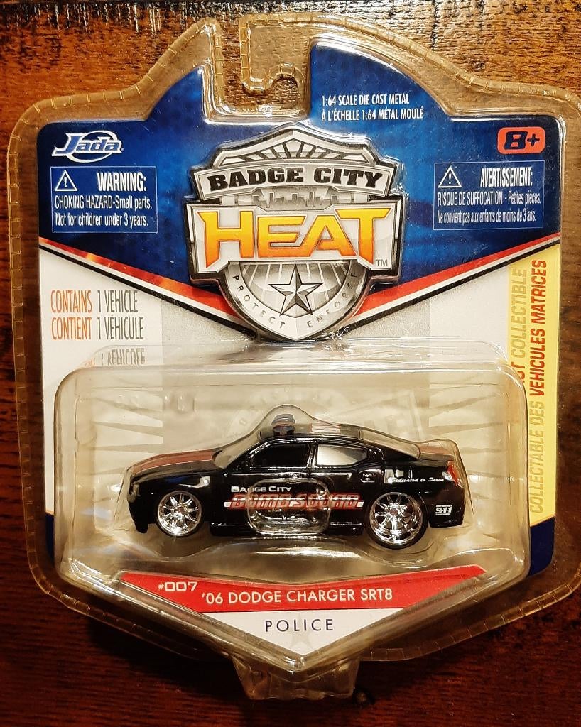 2006 Dodge Charger SRT8 van JADA 1/64 police Badge City, Ophalen of Verzenden, Nieuw, Auto