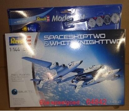 NIEUW Revell 1:144 Space Shiptwo 64842 modelbouwdoos, 1:72 tot 1:144, Revell, Nieuw, Ophalen of Verzenden