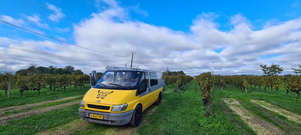 Ford Transit 260S camperbus met hefdak en luifel, Particulier, Buscamper of Camperbus, Ford