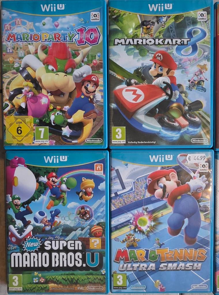 Wii U Games: Mario Party, Mario Kart, Super Mario, Yoshi, Spelcomputers en Games, Games | Nintendo Wii U, Avontuur en Actie, Gebruikt