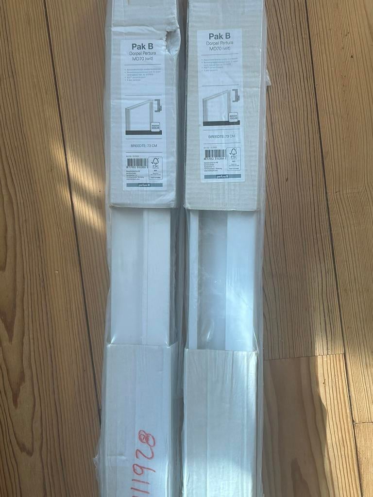 2x Dorpel Pertura MD70 wit, 73 cm breed - Nieuw, Doe-het-zelf en Verbouw, Minder dan 80 cm, Binnendeur, Minder dan 200 cm, Nieuw