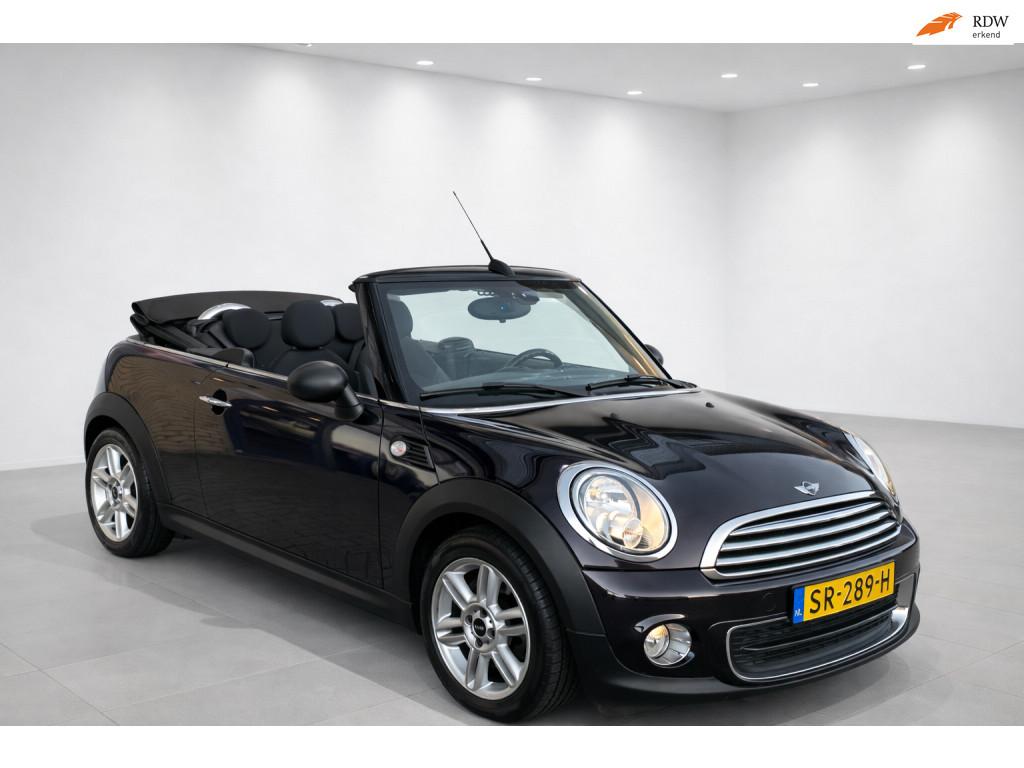 Mini Mini Cabrio 1.6 One Chili, airco, pdc, stoelverwarming,, Auto's, Mini, Voorwielaandrijving, Stof, Gebruikt, 4 cilinders