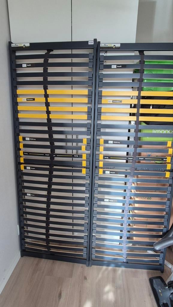 2x Beter Bed Bossflex 400 lattenbodem 70x200, Huis en Inrichting, Slaapkamer | Matrassen en Bedbodems, Ophalen, Zo goed als nieuw