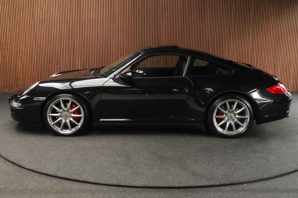 Porsche 911 3.8 Carrera 4S Open dak Bose Alcantarahemel Navi, Auto's, Automaat, Gebruikt, Zwart, 4 stoelen