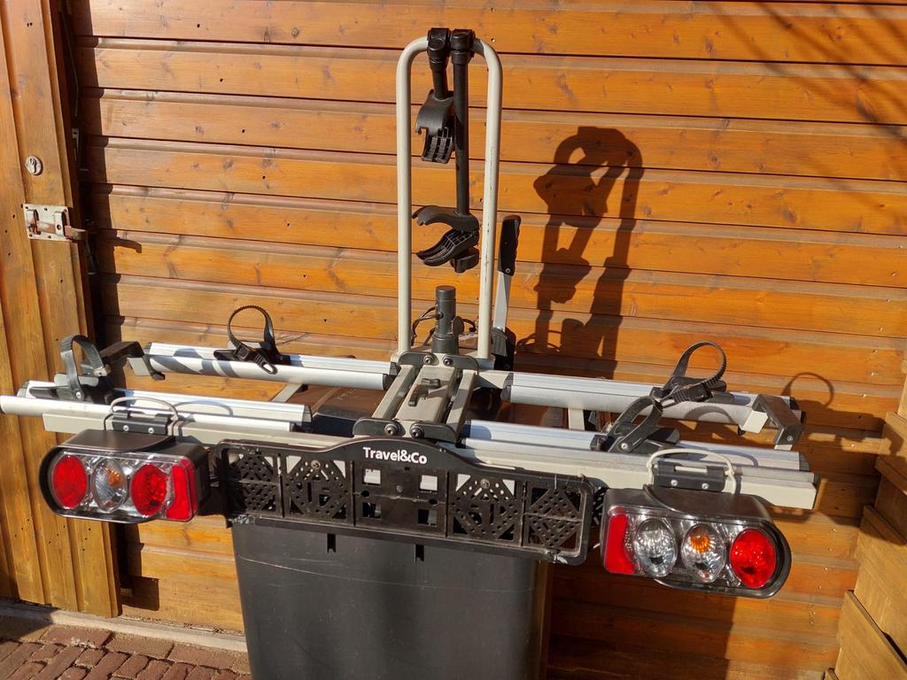 Travel & Co FLEX fietsendrager voor 2 fietsen, Auto diversen, Ophalen, Gebruikt, 2 fietsen, Trekhaakdrager
