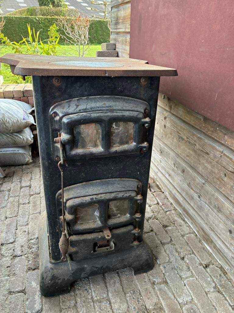 Potkachel Etna, Huis en Inrichting, Kachels, Ophalen, Potkachel, Gebruikt, Vrijstaand