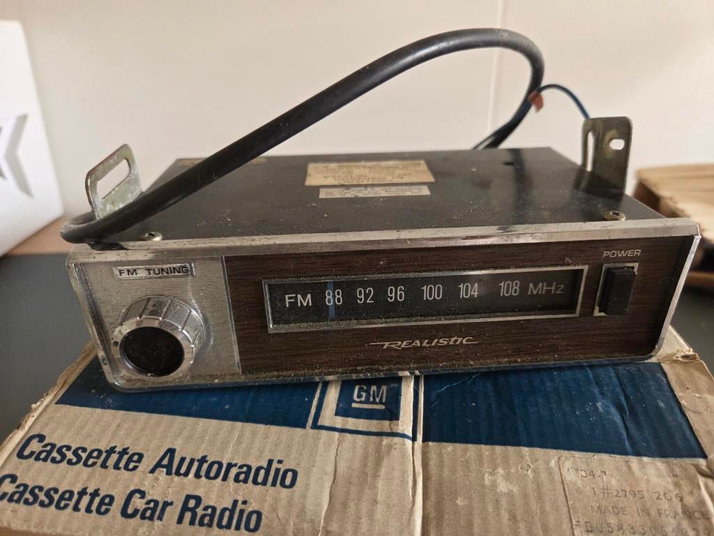 Antieke auto radio, Ophalen of Verzenden, Radio