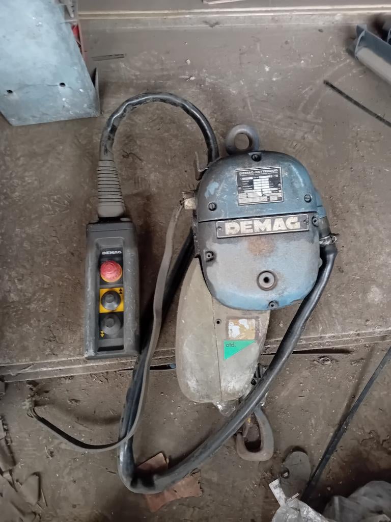 Demag takel, Ophalen of Verzenden, Gebruikt
