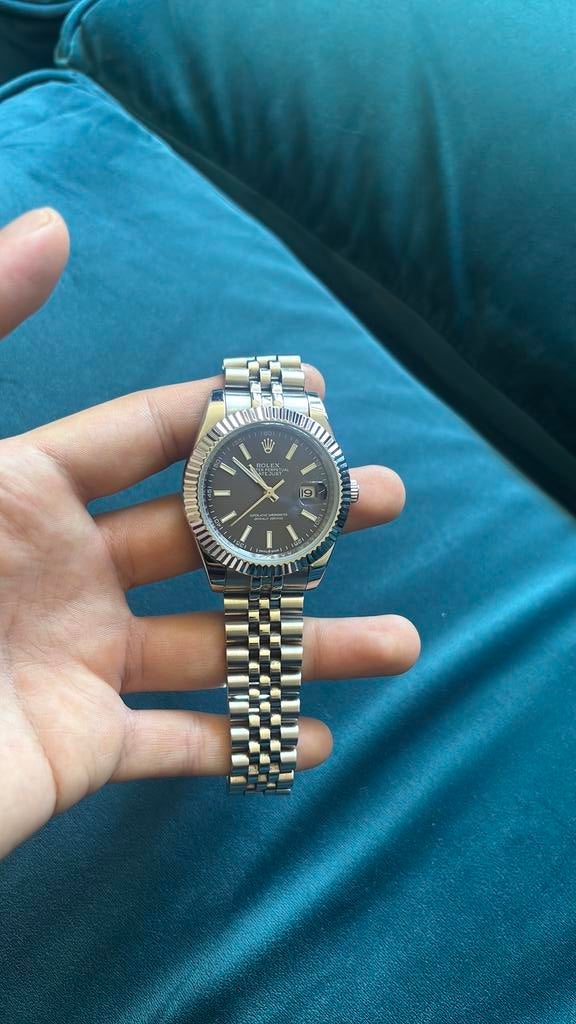 Rolex oyster perpetual Datejust Navy blue 41mm, Sieraden, Tassen en Uiterlijk, Ophalen of Verzenden, Zo goed als nieuw, Staal