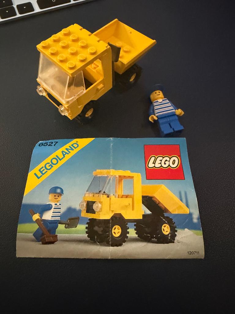 Lego 6527 Tipper Truck, Ophalen of Verzenden, Gebruikt, Complete set, Lego