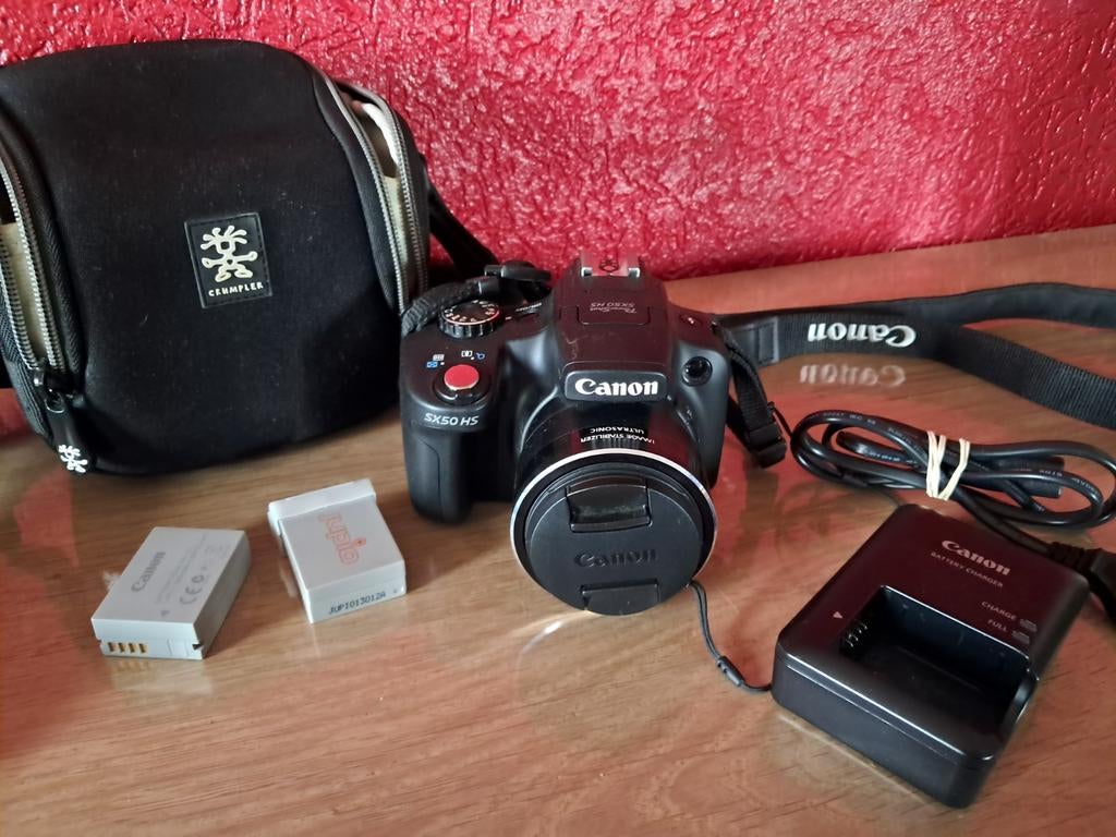 Canon PowerShot SX50 HS met accessoires, Audio, Tv en Foto, Fotocamera's Digitaal, Ophalen of Verzenden, Zo goed als nieuw, Compact