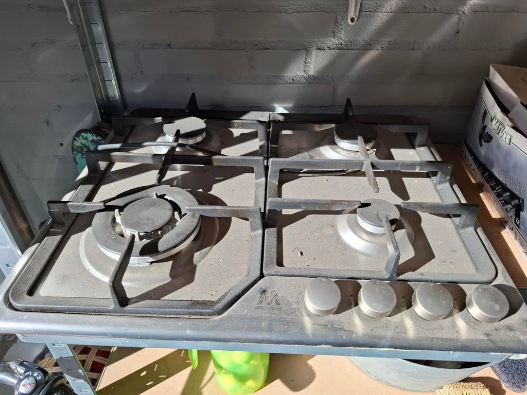 M-System 4-pits kookplaat - werkt goed, Ophalen of Verzenden