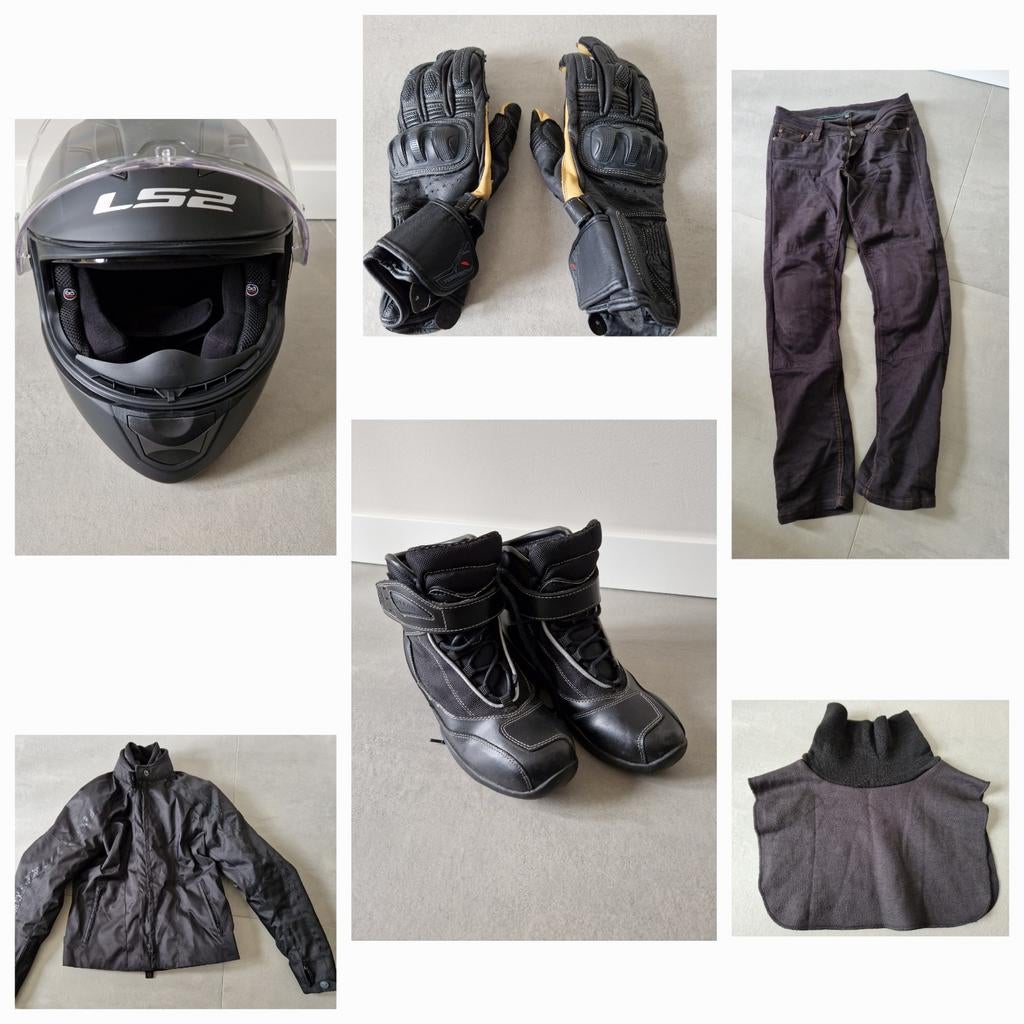 Complete Dames Motor Starterset - 14 Stuks, Motoren, Kleding | Motorkleding, Ophalen, Tweedehands, Dames
