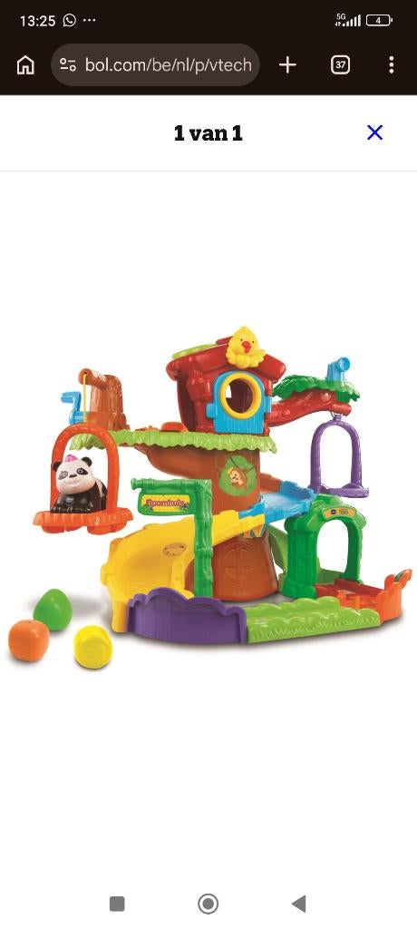 Zoef zoef dierenboom, Ophalen of Verzenden, Gebruikt, 2 tot 4 jaar