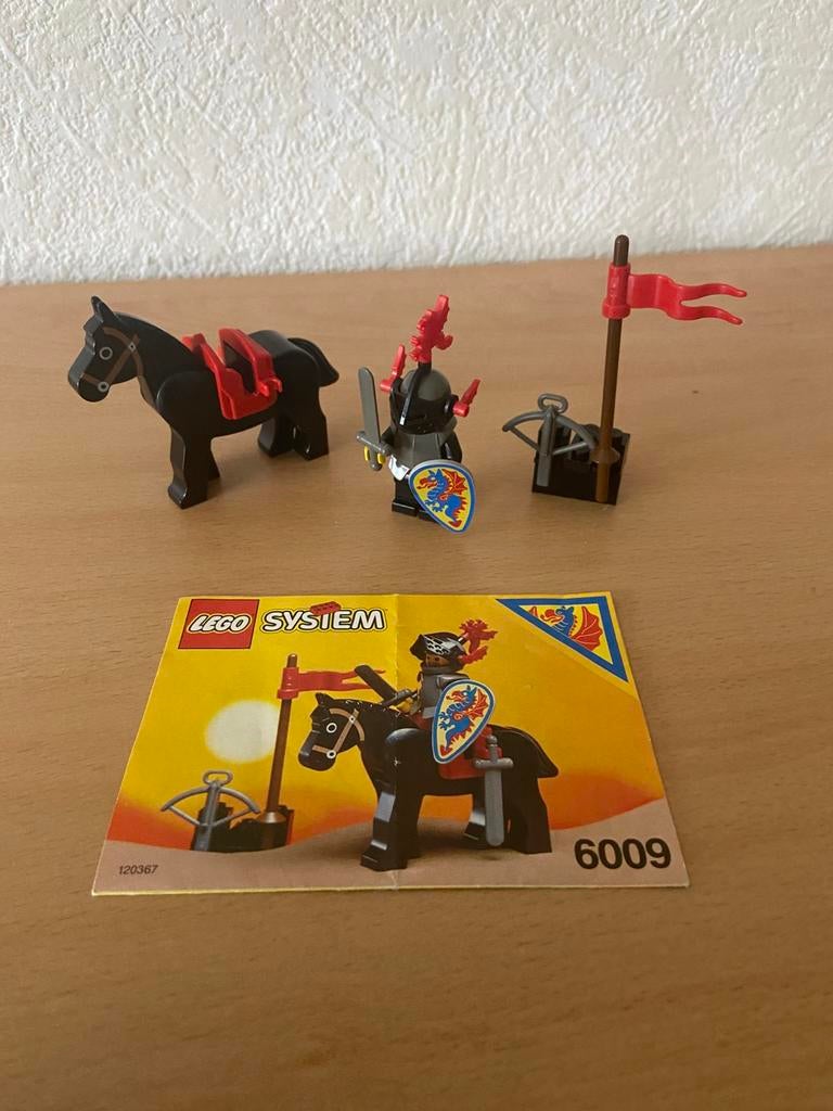 Zgan.Vintage Lego Black Knight 6009., Kinderen en Baby's, Speelgoed | Duplo en Lego, Ophalen of Verzenden, Zo goed als nieuw