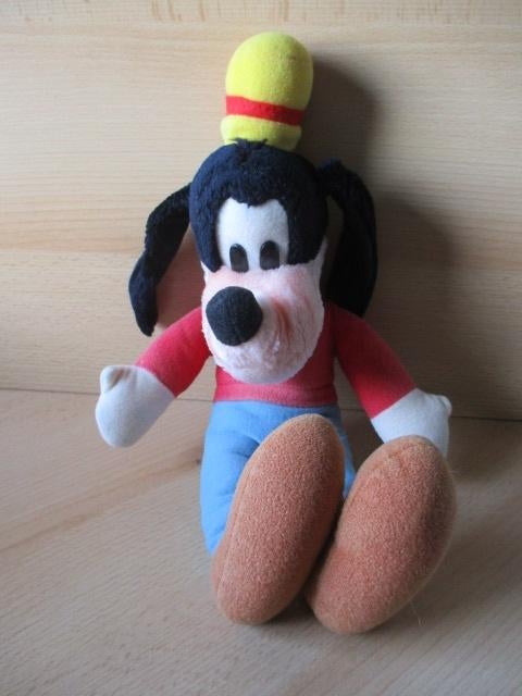 Disney Goofy pluche 35cm oud!, Verzamelen, Ophalen of Verzenden, Goofy of Pluto, Gebruikt, Beeldje of Figuurtje