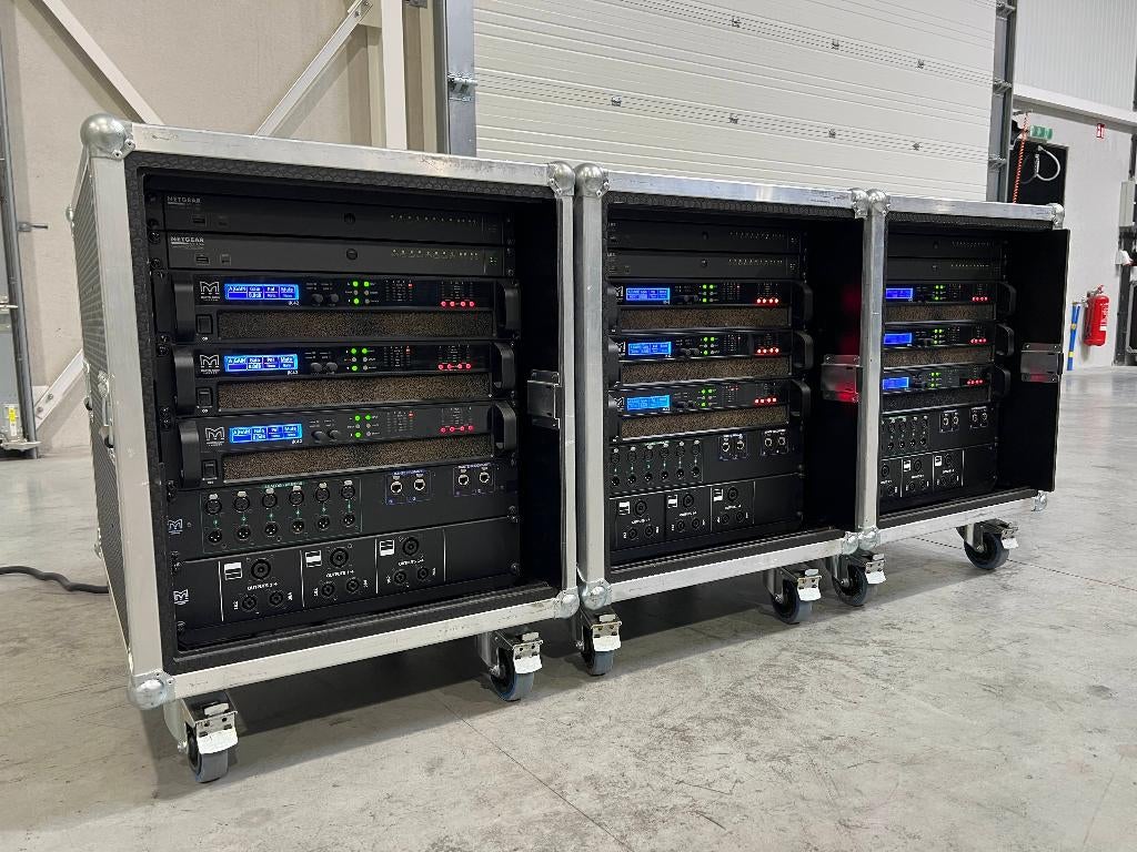 Martin Audio iKON iK42 Dante amprack (3x), Overige merken, Gebruikt, Overige typen, Ophalen of Verzenden