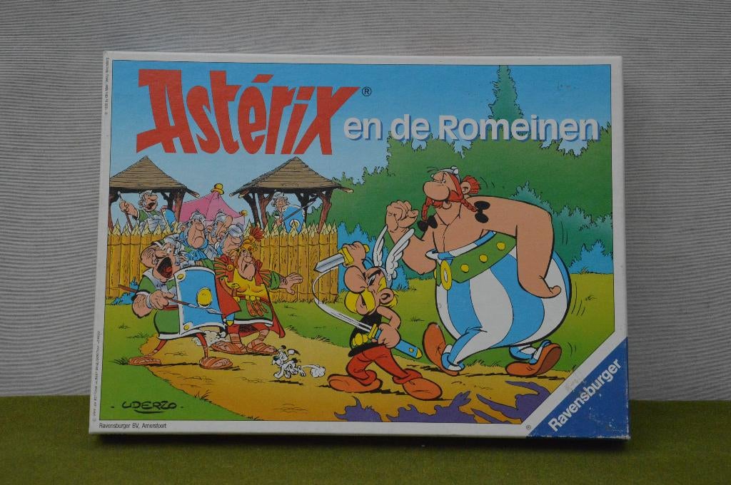 vintage bordspel Asterix en de Romeinen uit 1990 Ravensburge, Vijf spelers of meer, Ophalen of Verzenden, Gebruikt, Ravensburger