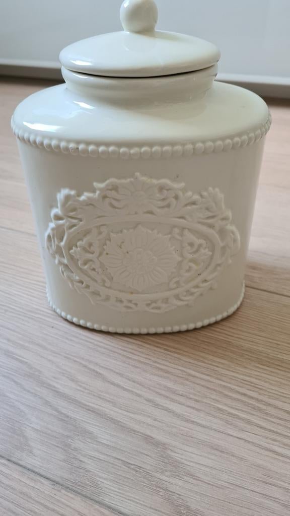 Braxton porseleinen opberg /koekjes pot, Ophalen of Verzenden, Zo goed als nieuw, Overige materialen, Pot, Bus of Blik