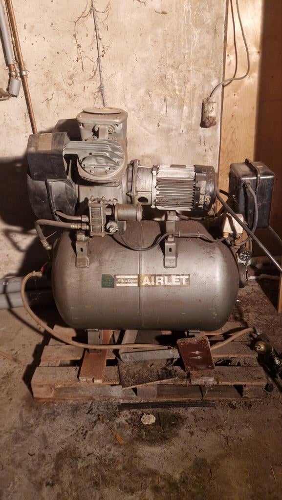 Atlas copco compressor, 100 liter of meer, Ophalen, Gebruikt, 6 tot 10 bar