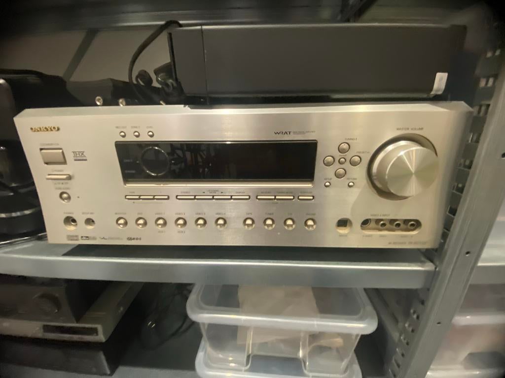 Onkyo TX-SR702E 7.1-kanaals AV-receiver (Zilver), Ophalen, Gebruikt, 120 watt of meer, Onkyo