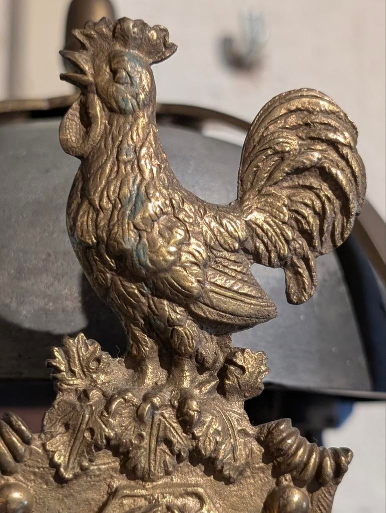 Antieke Franse lantaarn klok 43 cm hoog. €490, Antiek en Kunst, Antiek | Klokken, Ophalen