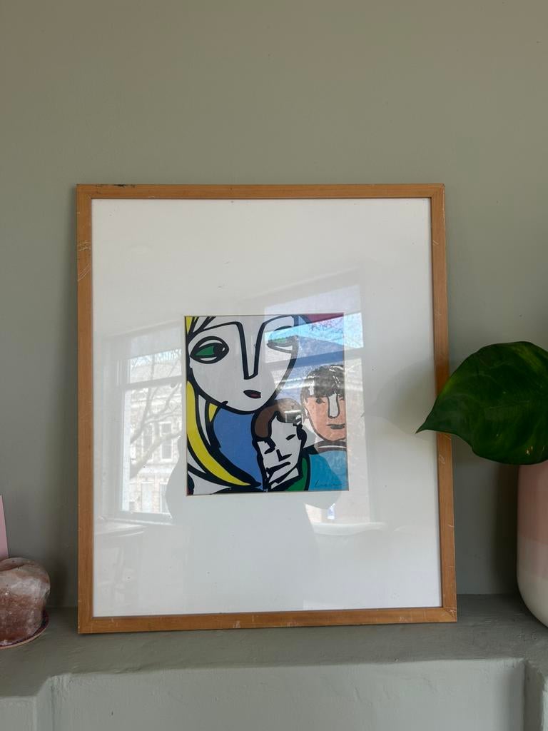 Schilderij, Antiek en Kunst, Kunst | Schilderijen | Abstract, Ophalen