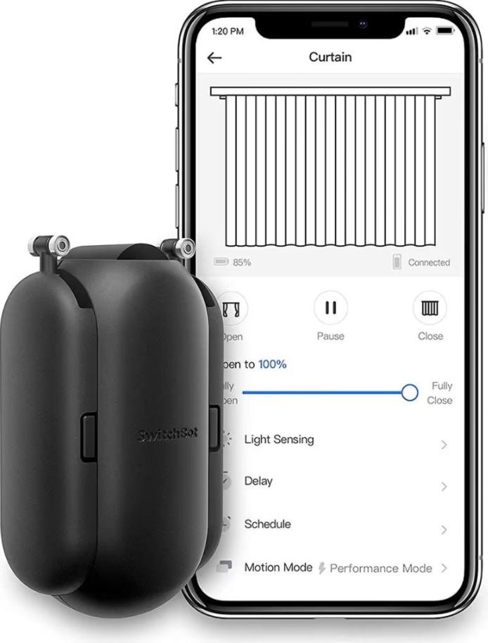 SwitchBot Curtain U-Rail – Slimme gordijnmotor 2 x, Ophalen of Verzenden, Zo goed als nieuw