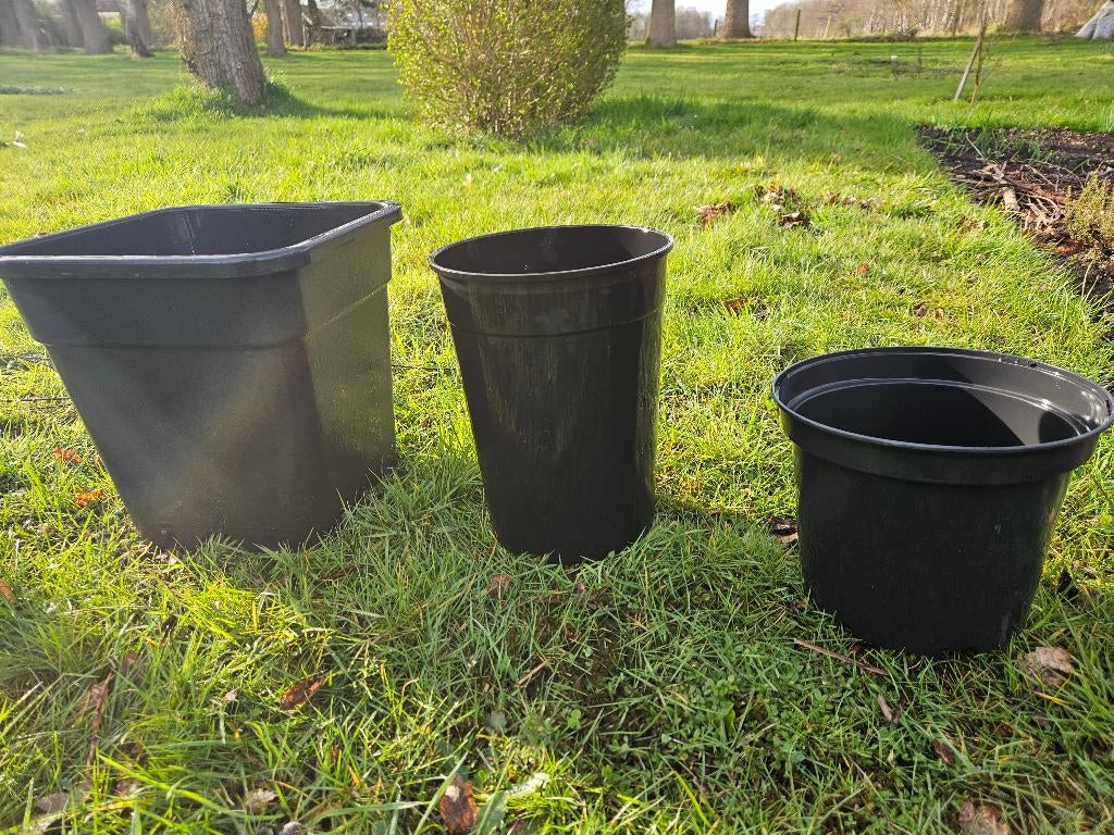 partij kweekpotten, Tuin en Terras, Bloempotten, Kunststof, Gebruikt, Binnen, Minder dan 40 cm