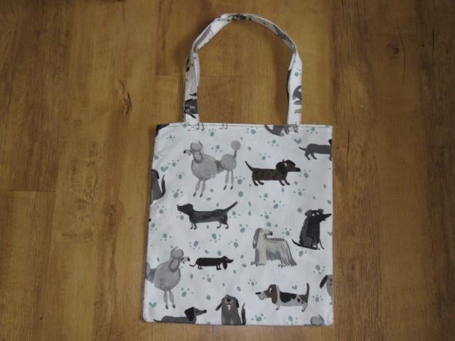 Nieuwe handgemaakte tas hondenstof gevoerd, Sieraden, Tassen en Uiterlijk, Tassen | Damestassen, Ophalen of Verzenden, Nieuw, Wit