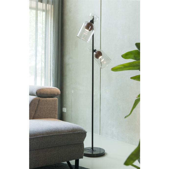 COCO maison Vloerlamp Skylar 2, Ophalen, Zo goed als nieuw, Glas, 150 tot 200 cm