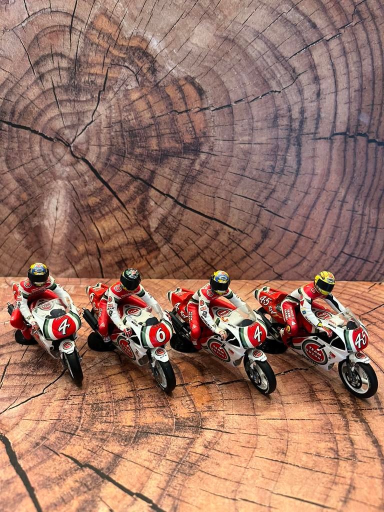 Mooie, zeldzame collectie Onyx Suzuki Lucky Strike 1:24, Ophalen of Verzenden, Motor, Overige merken