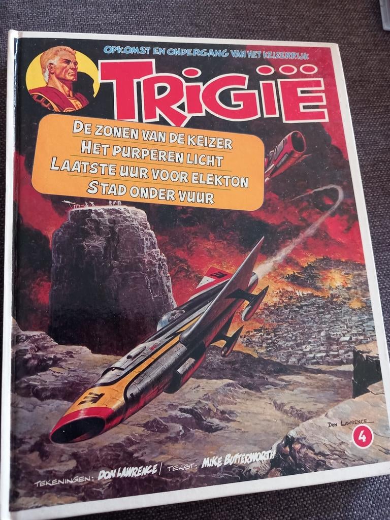 Trigie omnibus 4. Gesigneerd. 1981, Eén stripboek, Ophalen of Verzenden, Gelezen