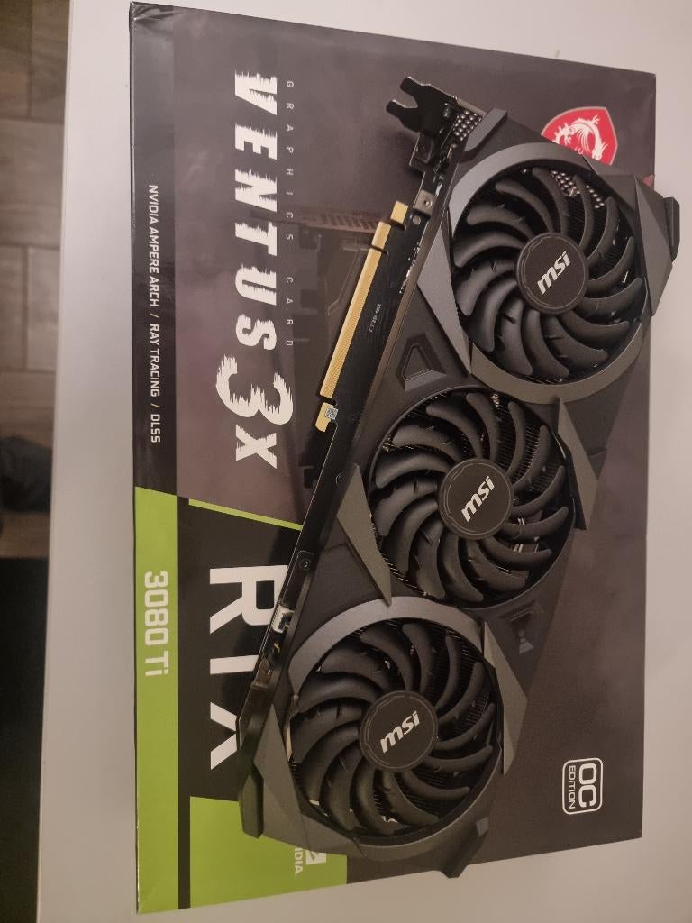 Msi RTX 3080ti ventus 3x, Computers en Software, Videokaarten, Verzenden, GDDR6, PCI-Express 4, Zo goed als nieuw