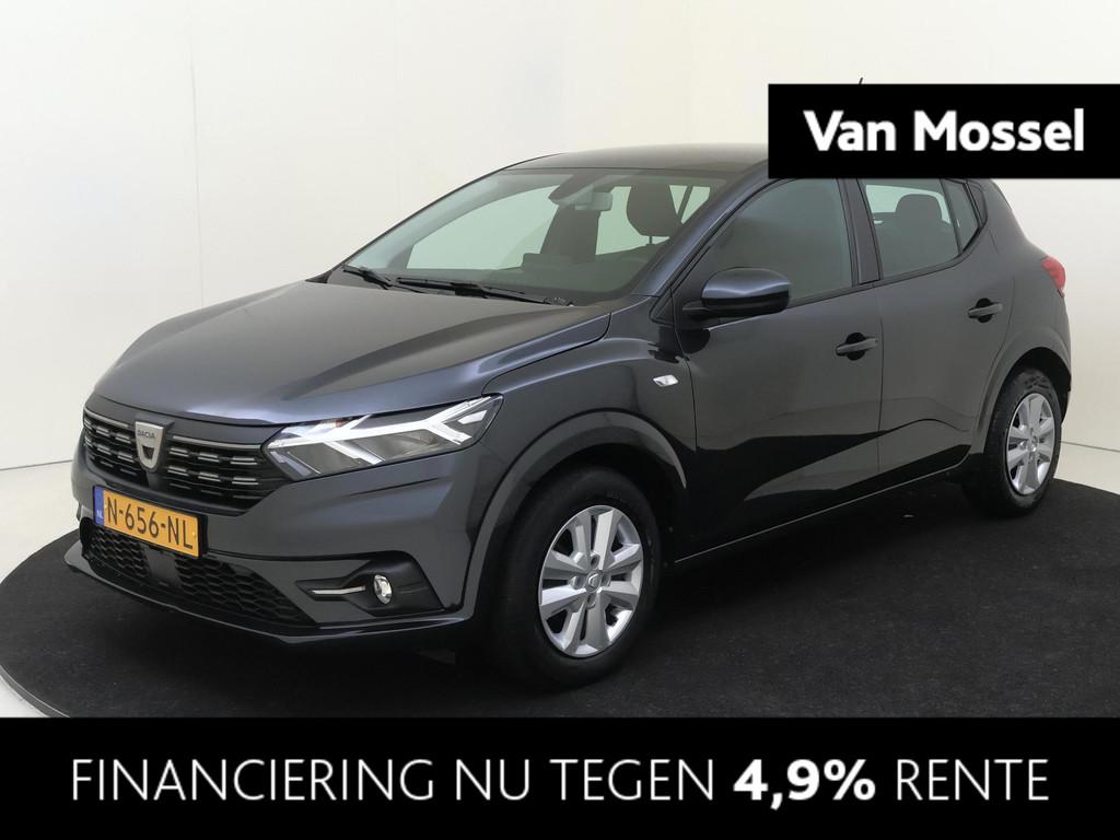 Dacia Sandero 1.0 TCe 90 Comfort | BTW| Navigatie |Airco | C, Auto's, Dacia, Stof, Euro 6, Origineel Nederlands, Bedrijf