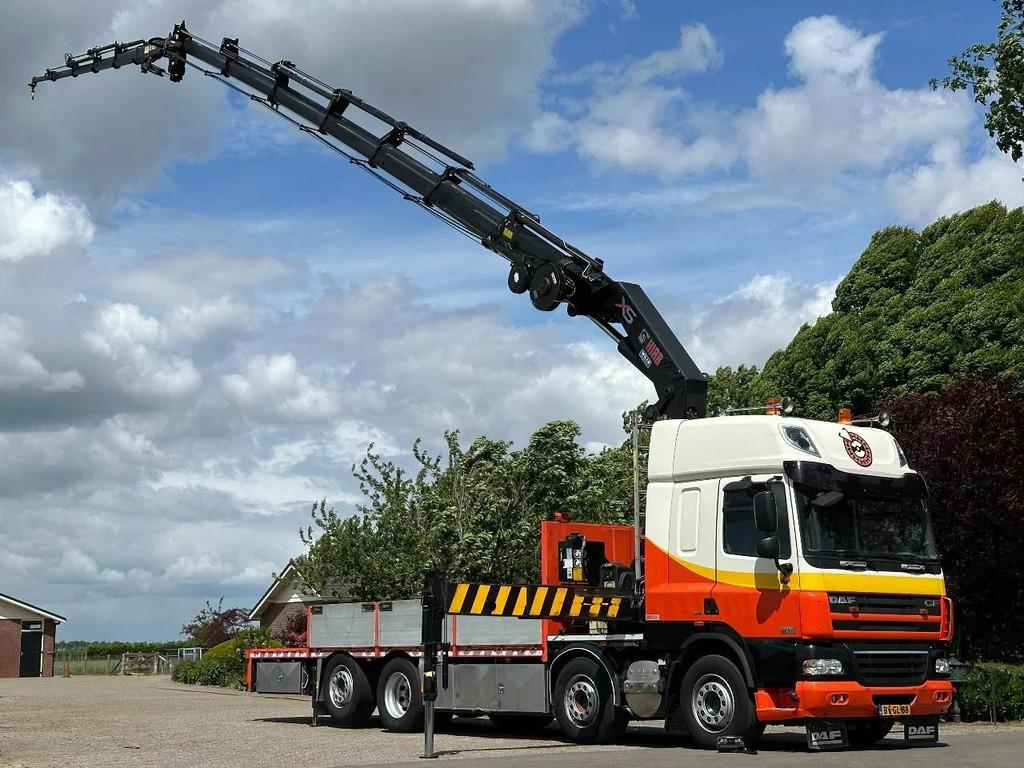 DAF CF 85 /410 !8X2!HIAB 47TM!FLY-JIB!EURO5! DK1043, Automaat, Euro 5, Wit, Origineel Nederlands