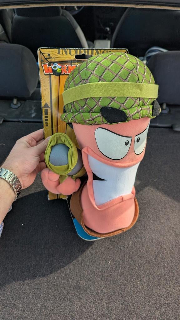 Worms knuffel - Nieuw in verpakking - Zeldzaam, Ophalen of Verzenden, Nieuw, Overige typen