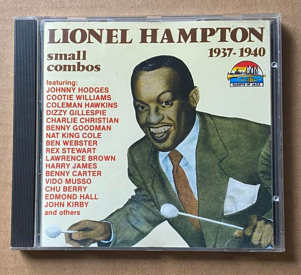 CD LIONEL HAMPTON - Small Combos 1937-1940 ( 1990 EU ), Verzenden, Voor 1940, Gebruikt, Jazz