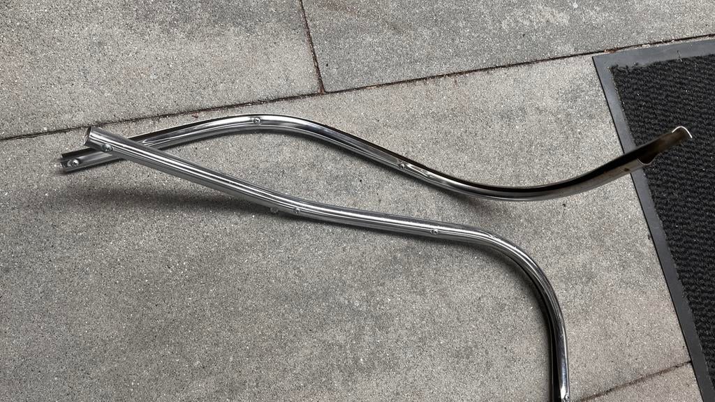 Vespa v50 chrome sier rand scherm, Ophalen, Gebruikt, Overige typen, Vespa