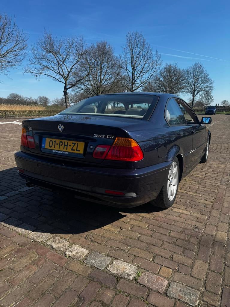 BMW 3-Serie 2.0 CI 318 Coupe 2004 Blauw, Auto's, BMW, Parkeersensor, Achterwielaandrijving, 1995 cc, Blauw