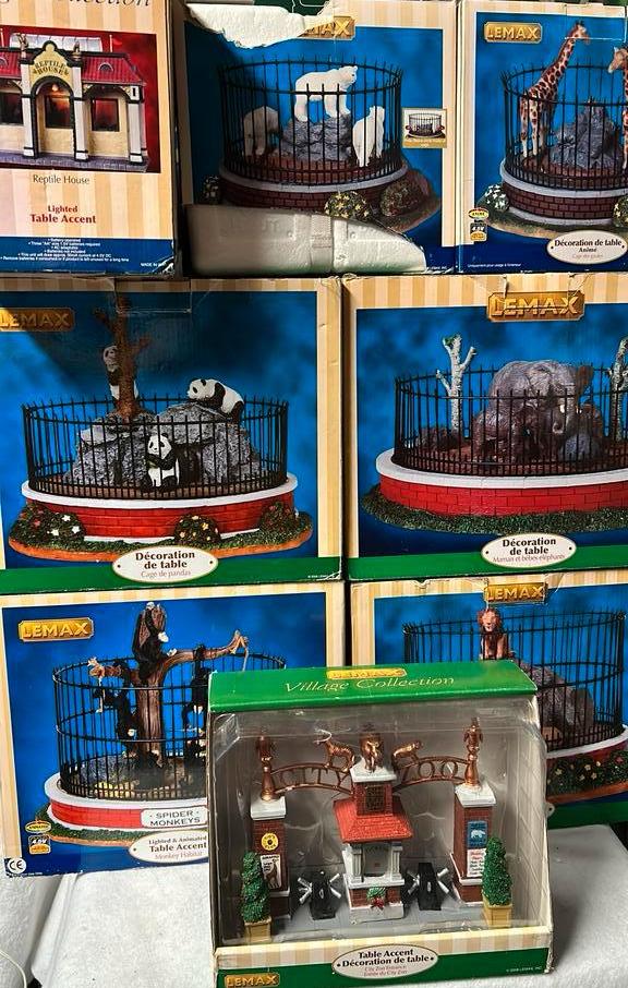 Lemax Zoo set, Diversen, Kerst, Ophalen of Verzenden, Zo goed als nieuw