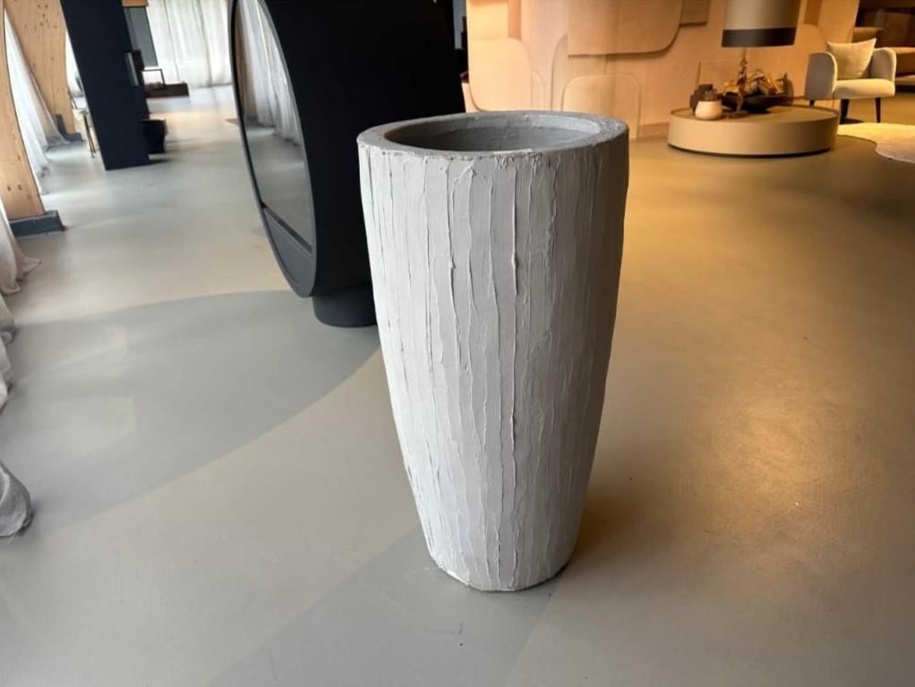 Boley Fire & Metal Design Beton-Look Vaas - Handgemaakt, Ophalen, Overige kleuren, Aardewerk of Porselein, Zo goed als nieuw